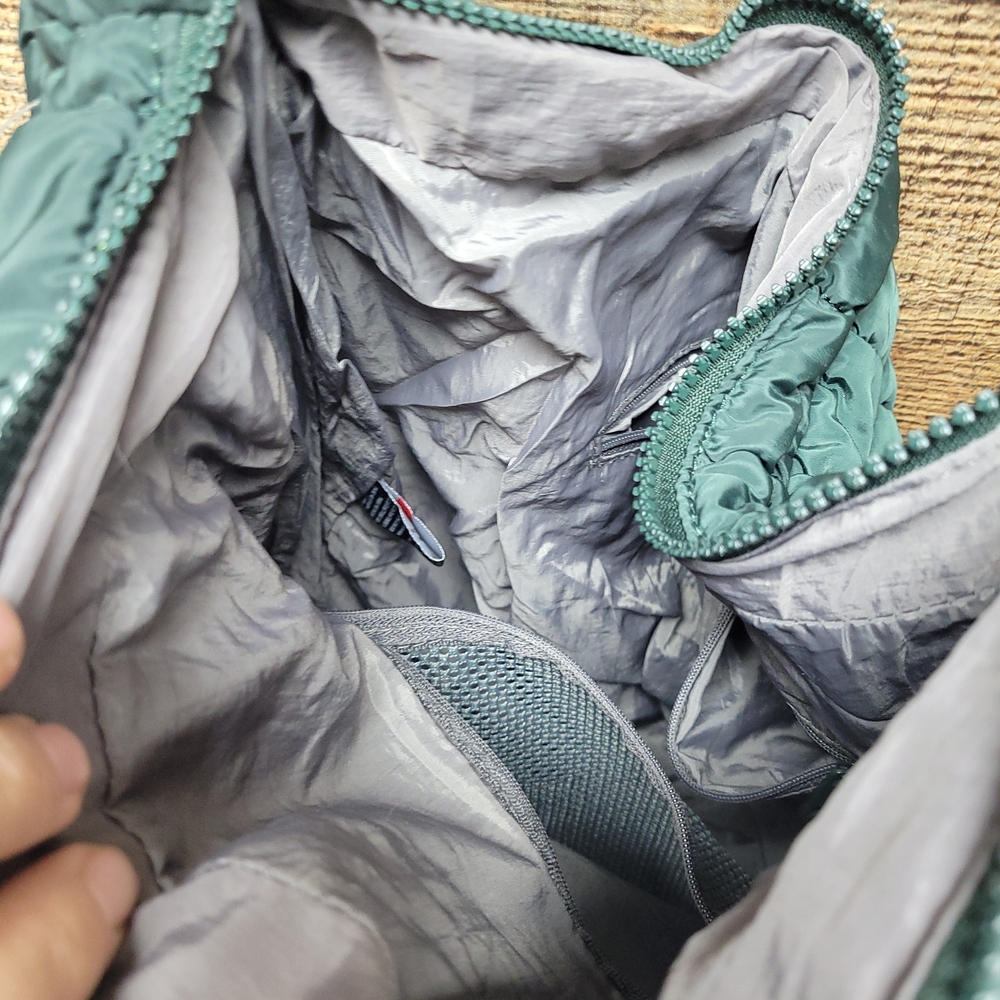 Urban Expressions Teal Quilted Shoulder Bag - Picture 4 of 7